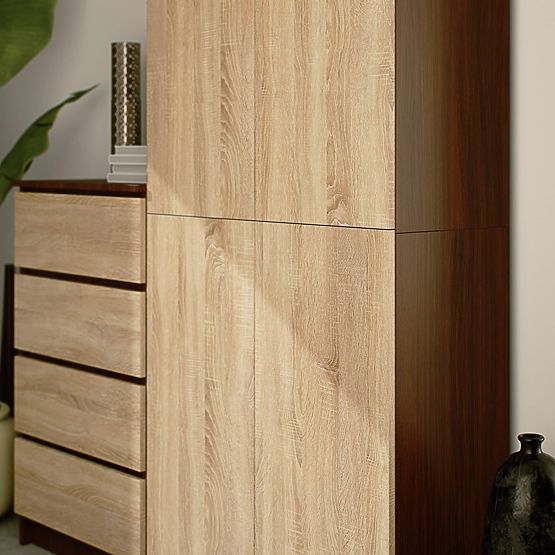 ZATVORENA POLICA R80 2D 8P CLP VENGE / SONOMA