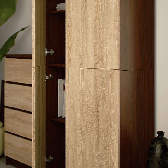 ZATVORENA POLICA R80 2D 8P CLP VENGE / SONOMA