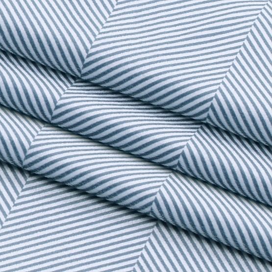 Zavjesa CLEAR tamnoplava boho stil klasične srebrne metalne ušice