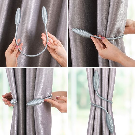 Zavjese - dodaci BRAMPTON boja jorgovana ameliahome