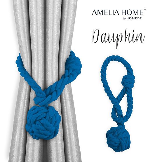 Zavjese - dodaci DAUPHIN boja indigo ameliahome