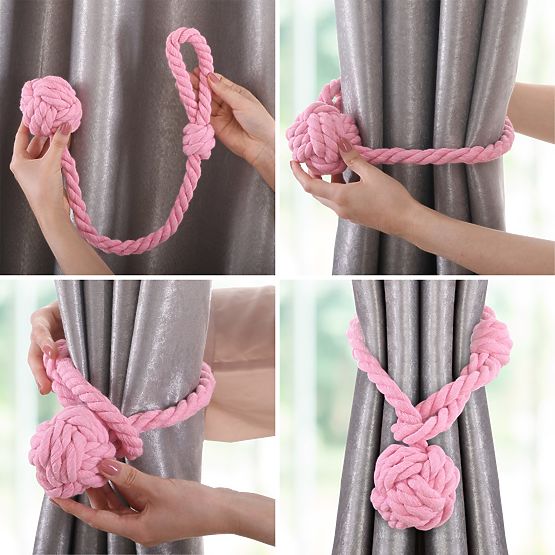 Zavjese - dodaci DAUPHIN boja smeđa ameliahome