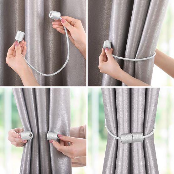 Zavjese - dodaci SURREY boja mornarsko plava ameliahome