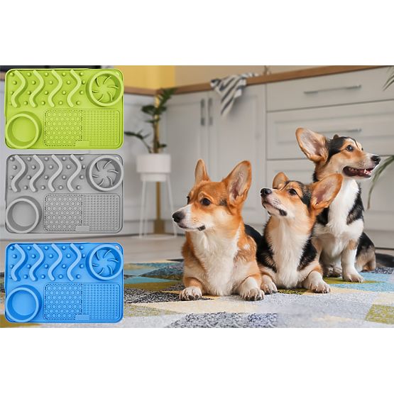 ZELENA PODLOGA ZA LIZANJE KOJA USPORAVA HRANJENJE