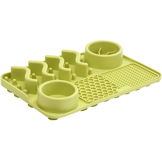 ZELENA PODLOGA ZA LIZANJE KOJA USPORAVA HRANJENJE