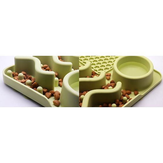 ZELENA PODLOGA ZA LIZANJE KOJA USPORAVA HRANJENJE