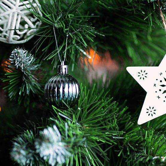 ZELENE BOŽIĆNE KUGLICE 34 KOM SYSD1688-027