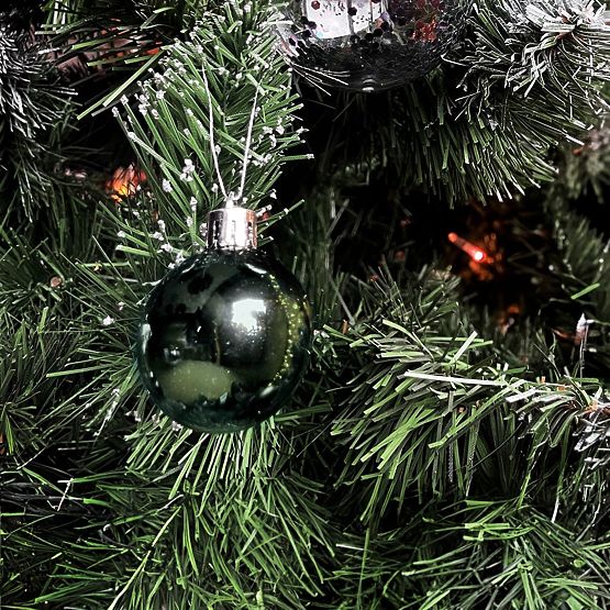 ZELENE BOŽIĆNE KUGLICE 34 KOM SYSD1688-027