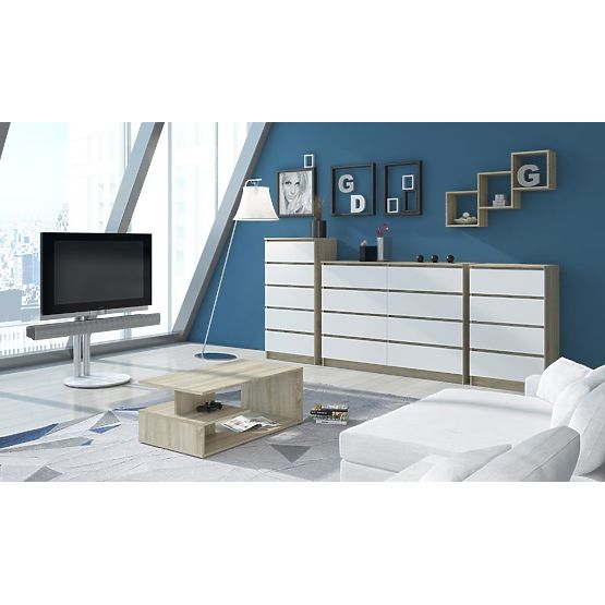 ZIDNA POLICA K 25x25cm SET 3kom HRAST SONOMA