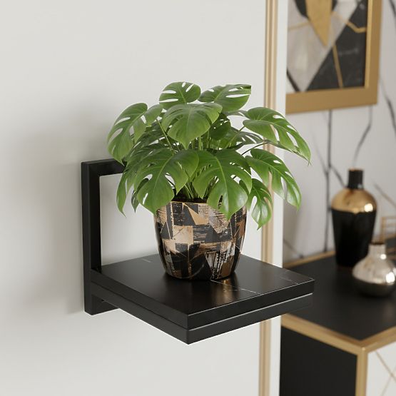 Zidni cvjetnjak TORGET CRNI MARMOR