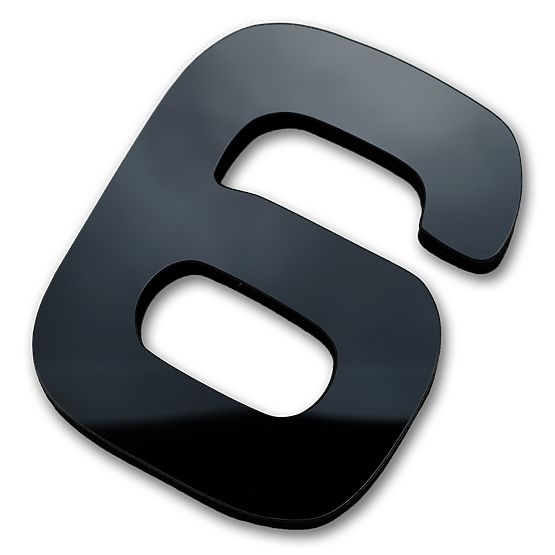 Zidni sat Diy BAST 3D crni