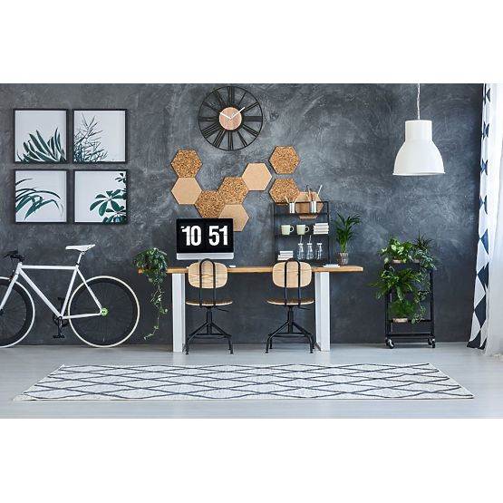 Zidni sat LOFT ROUND - 35 cm