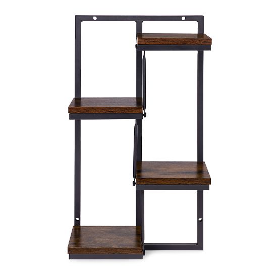 Zidni stalak za cvijeće polica za cvijeće dekoracija 4 razine loft ModernHome