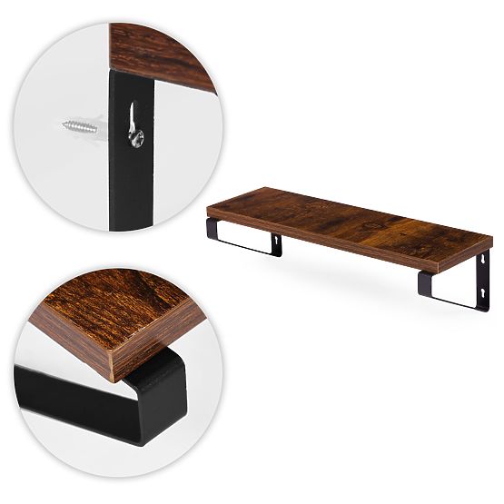 Zidni stalak za cvijeće s 3 viseće police za cvijeće dekoracija loft ModernHome