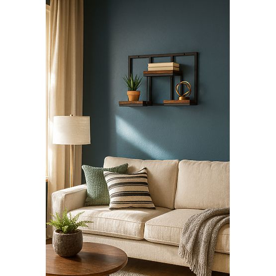 Zidni stalak za cvijeće viseća polica za cvijeće dekoracija 3 razine loft ModernHome