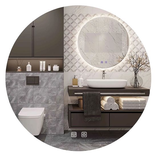 ZIDNO LED OGLEDALO 50cm HZJ050