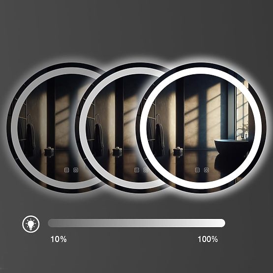 ZIDNO LED OGLEDALO 60cm BAS