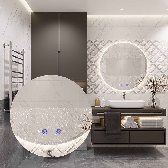 ZIDNO LED OGLEDALO 80cm HZJ080