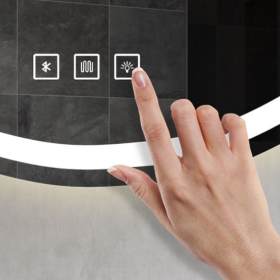 ZIDNO LED OGLEDALO S BLUETOOTH FUNKCIJOM 70x100cm FOG