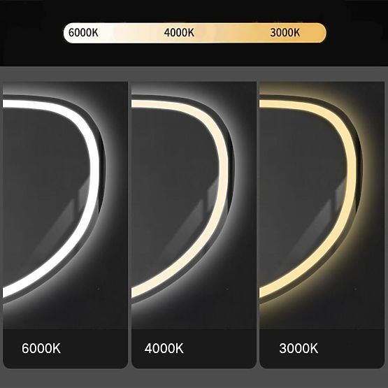 ZIDNO LED OGLEDALO S BLUETOOTH FUNKCIJOM 70x100cm FOG