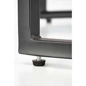 ALEXANDRA set od 2 stola, crni mramor / crna, Halmar