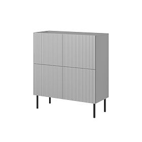 ASENSIO KM-2 komoda svijetlosiva, noge: crna (2p=1ks)