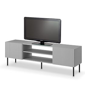ASENSIO RTV-1 TV stalak 180 cm svijetlosivi, noge: crne (1p=1ks)
