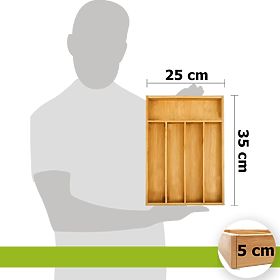 Bambuski organizator za pribor GAEL