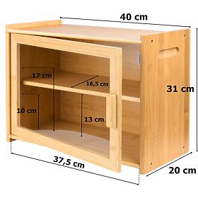 Bambusova kutija za kruh Pierre, posuda za kruh