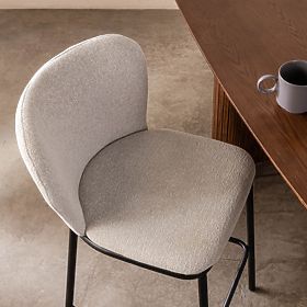 Barska stolica Yasmin II, ecru/crne noge, lectus