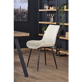 BERLIN proširivi stol 140-180 cm, ploča - orah, okvir - crni (2p=1ks)