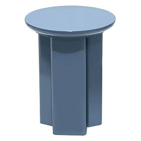 Bočni stolić Brie 40 cm, prigušena plava, sjajni