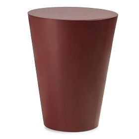 Bočni stolić Eclipso, 40 cm, bordo-smeđi, sjajni