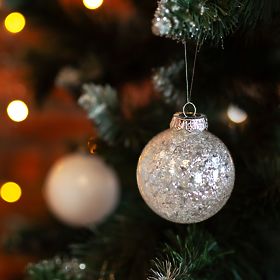 Božićni ukrasi bijeli 30 kom sysd1688-057, Tutumi