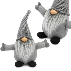 Božićni vilenjak 35 cm YX045 SIVI, Tutumi