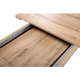 BRANDON proširivi stol 160-200/90 cm hrast wotan/crna