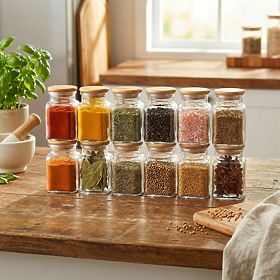 Čaše za začine HIDALGO set od 12 komada