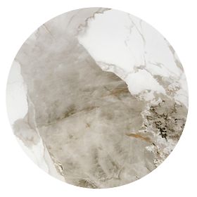 CECILIA_S konferencijski stolić bijeli mramor / sivi / zlatni (2p=1ks)