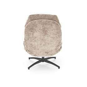 DARIO relax stolica s osloncem za noge i funkcijom ljuljanja, bež (1p=1ks), Halmar