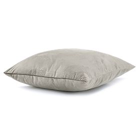 Dekorativna navlaka za jastuk PEACOCK boja cappuccino s utisnutim životinjskim motivom u stilu glamu