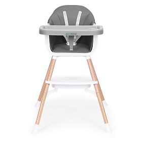 Dječja hranilica 2u1 siva ECOTOYS
