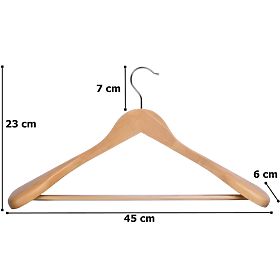 Drveni vješalica za kapute 1 komad