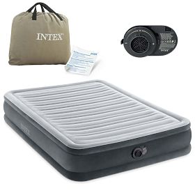 Dvostruki zračni madrac s automatskom pumpom - 191x137 cm INTEX 67768, INTEX