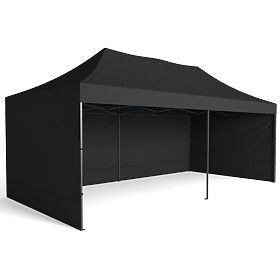 Ekspresni poslovni paviljon - 3x6 m - crni, Bauerkraft