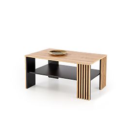 FEMINA konferencijski stolić hrast artisan/crni
