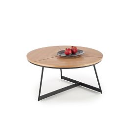 KARIDA konferencijski stolić prirodni hrast/crna (1p=1ks), Halmar