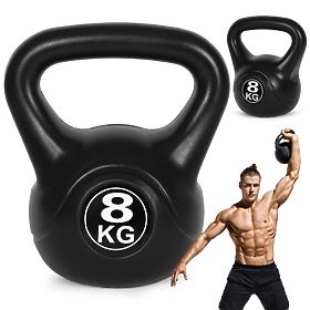 Kettlebell uteg 8 kg za vježbanje kugla opterećenje fitness ModernHome