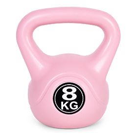 Kettlebell uteg 8 kg za vježbanje ružičasti ModernHome