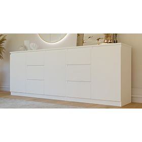 Komoda COSTA 1D3S/2D3S BIJELA