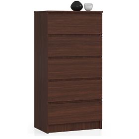 KOMODA K 60 cm 5 LADICA PK WENGE